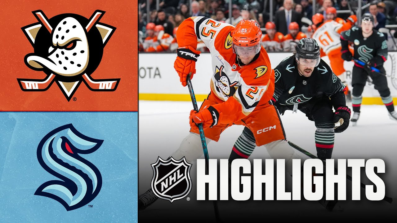 Ducks vs. Kraken NHL Highlights | Jan 23, 2026 🏒