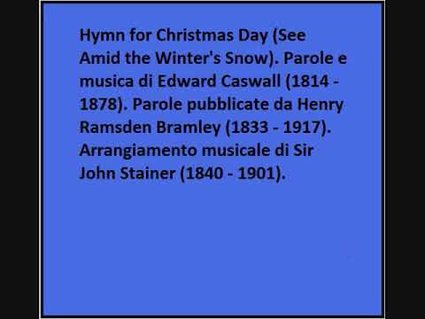 Christmas Hymn: See Amid the Winter's Snow ❄️