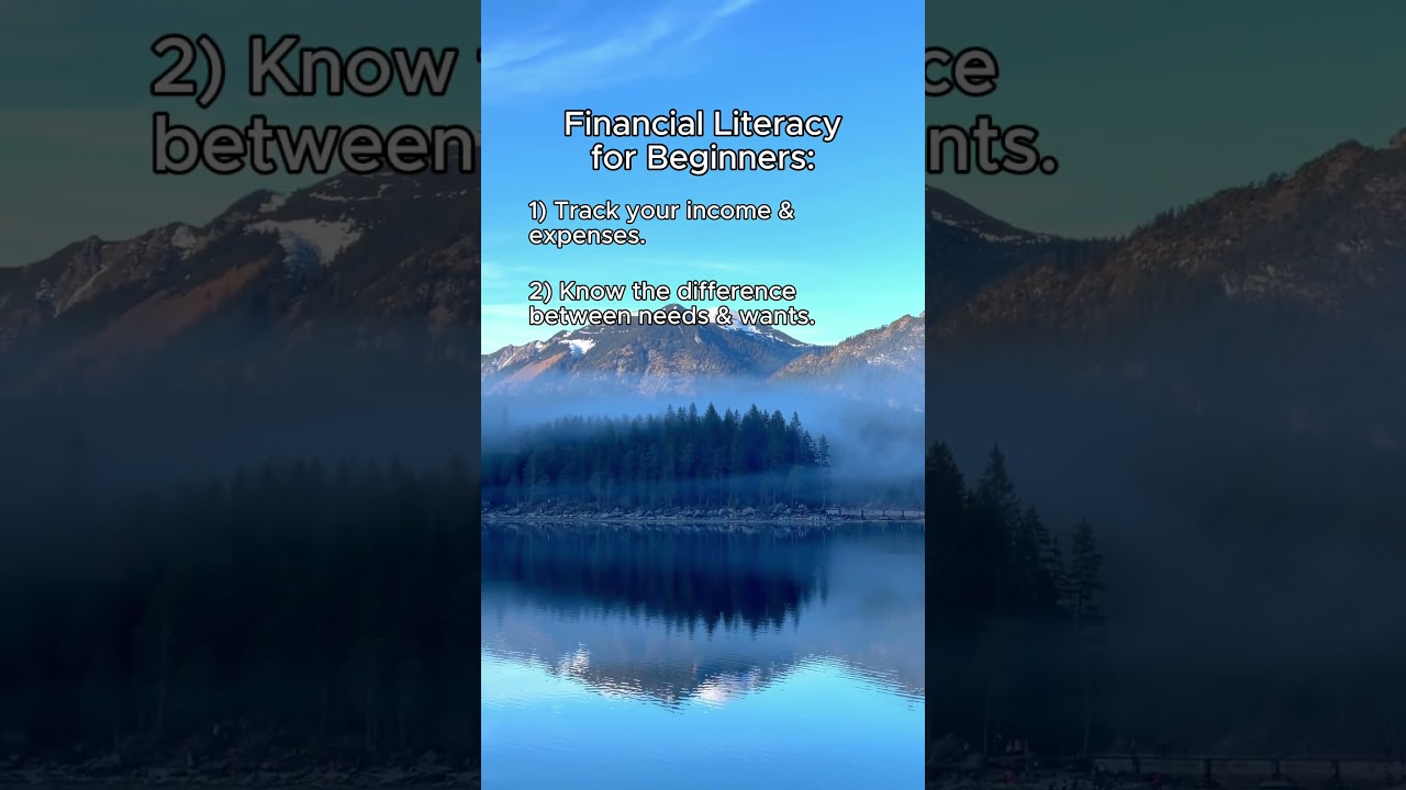 Financial Literacy for Beginners 💡