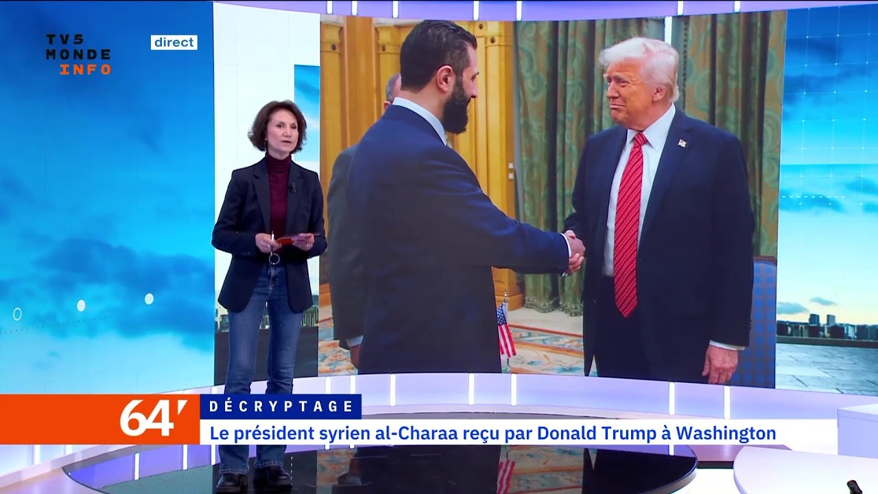 Président syrien Al Charaa à la Maison Blanche 🇺🇸