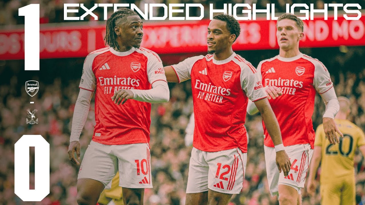 Eze's Stunning Goal & Arsenal's Clean Sheet! ⚽️ | Extended Highlights vs Crystal Palace