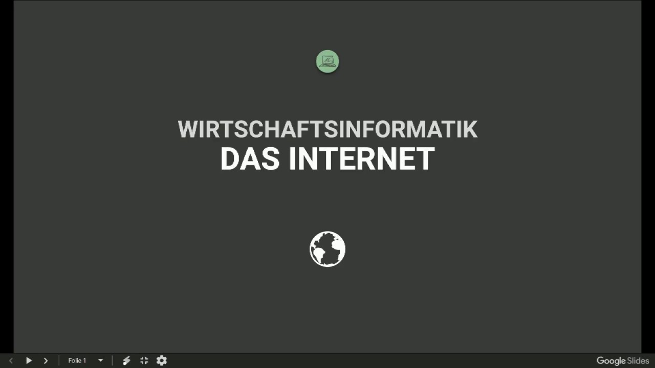 Vorlesung Wirtschaftsinformatik: Das Internet - Prof. Dr. Nicolas Meseth