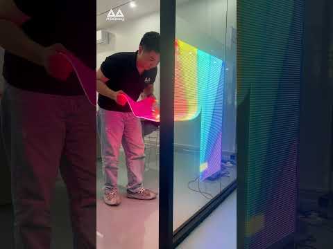 Transform Your Store: Transparent LED Displays Explained#milestrong #transparentledscreen