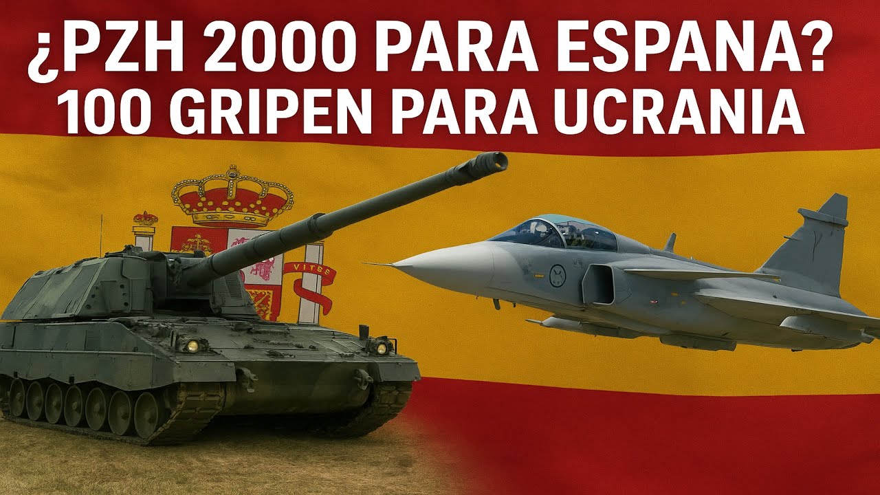 ¿PZH 2000 para España? Ferox 6x6 y Gripen para Ucrania