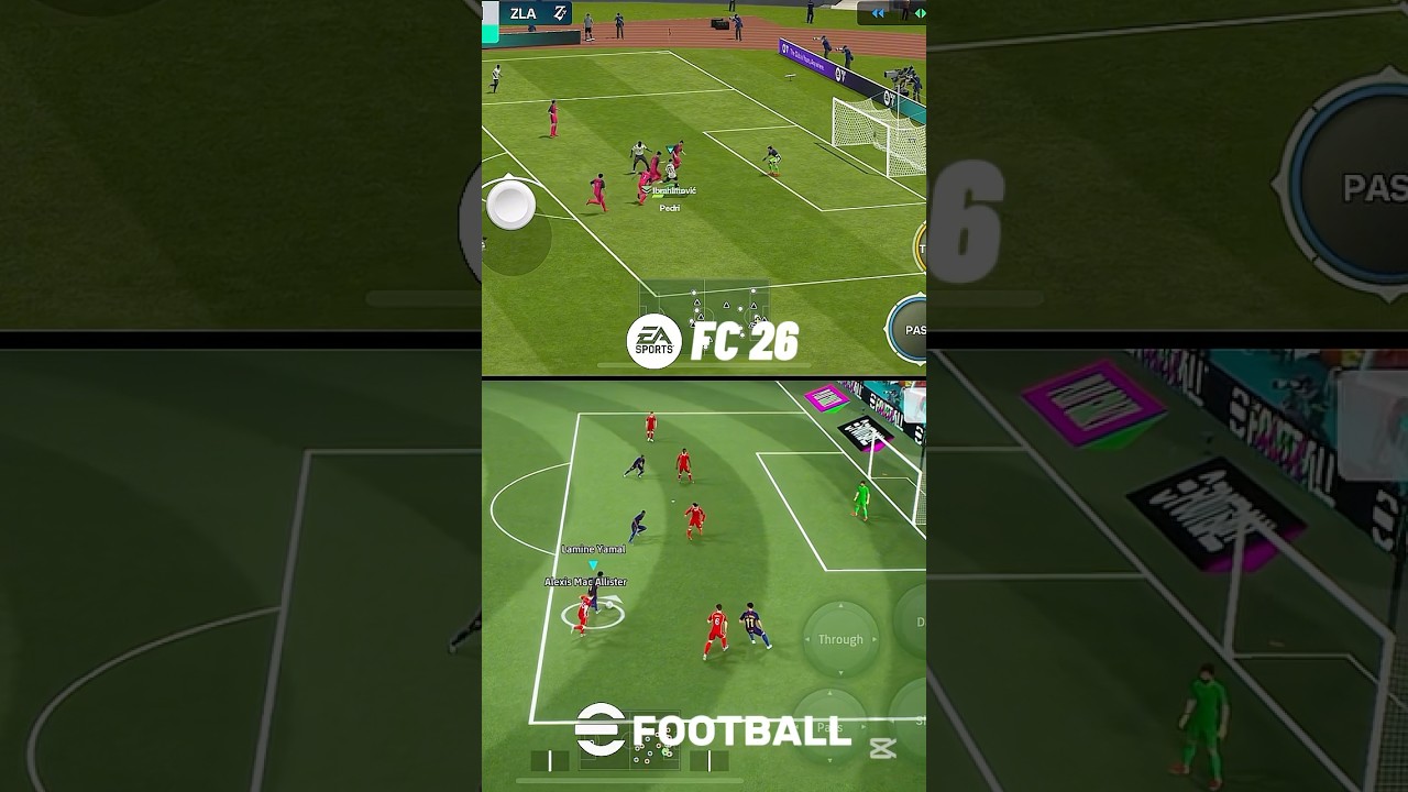 EA FC26 vs eFootball 2026 ⚽