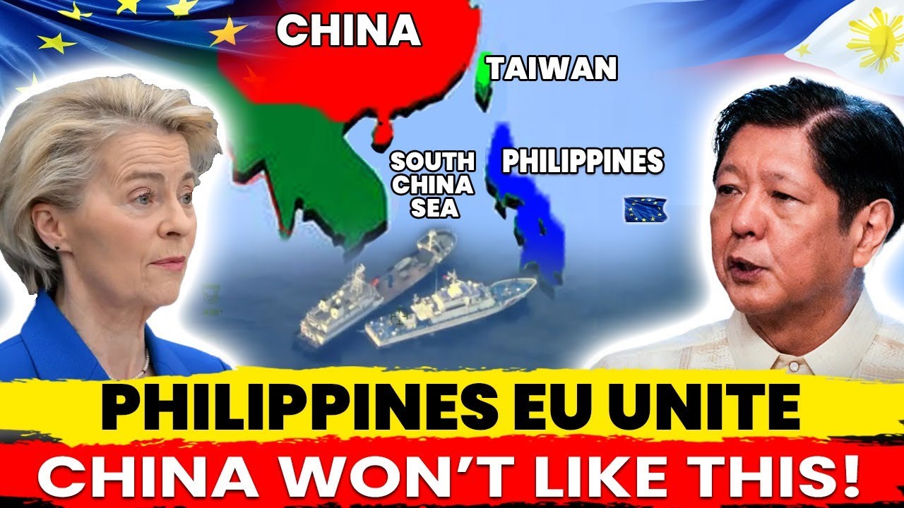 Philippines & EU Team Up to Counter China in South China Sea 🇵🇭