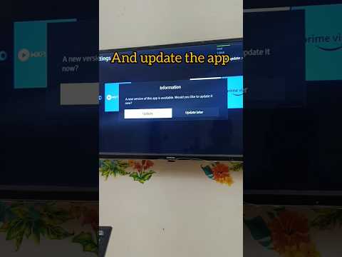 update apps in samsung smart tv #shorts #tv