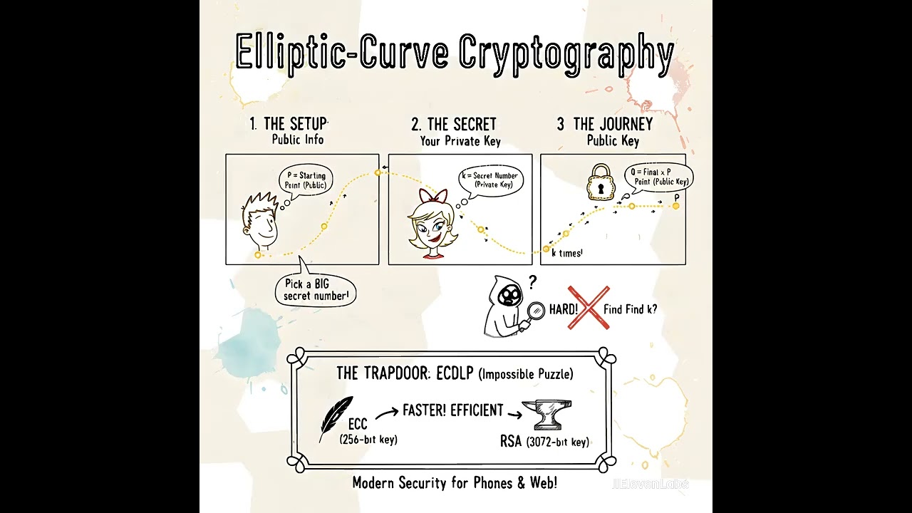 Elliptic-Curve Cryptography: Faster, Smaller Keys for Secure Encryption 🔐