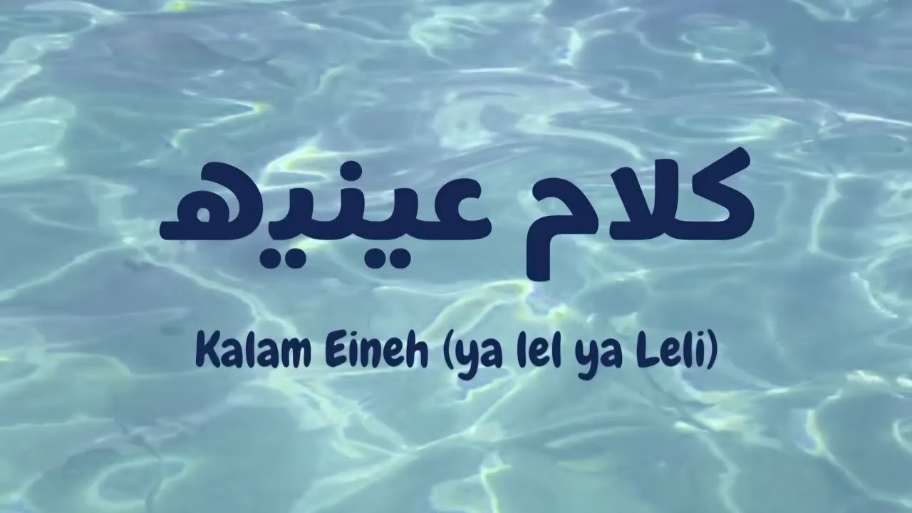 Kalam Eineh (Ya Lel Ya Leli) - Lyrics & Translation ๐ถ