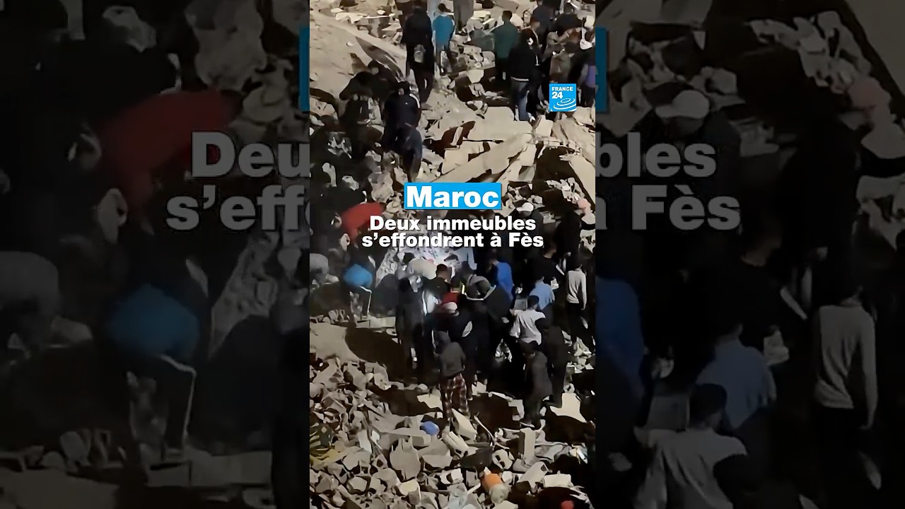 Fès: 2 Immeubles s’effondrent, 22 morts 🚨
