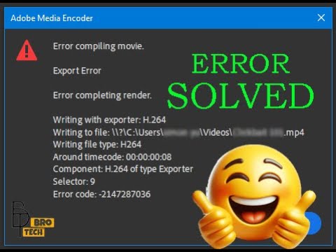 Fix Premiere Pro Export Error in 2025 🚀