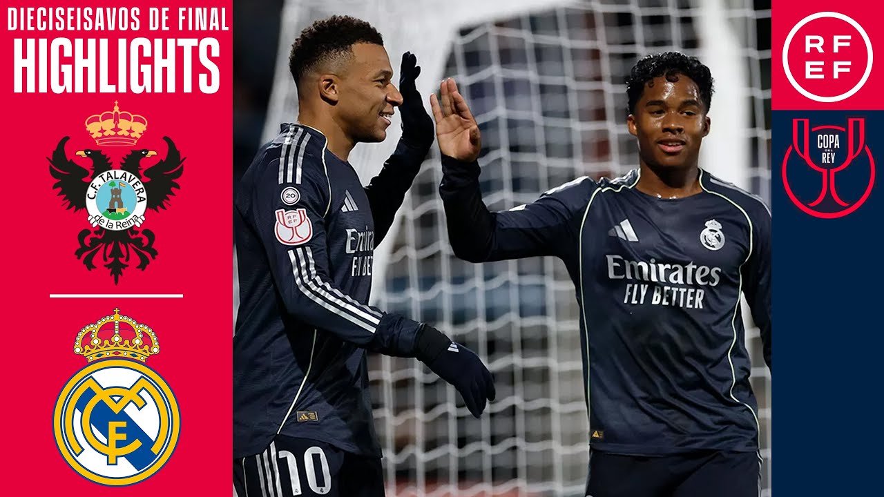 Real Madrid Elimina a Talavera en Copa del Rey ⚽