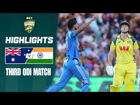 IND VS AUS 3RD ODI MATCH HIGHLIGHTS | INDIA VS AUSTRALIA HIGHLIGHTS | HIGHLIGHTS INDIA VS AUSTRALIA