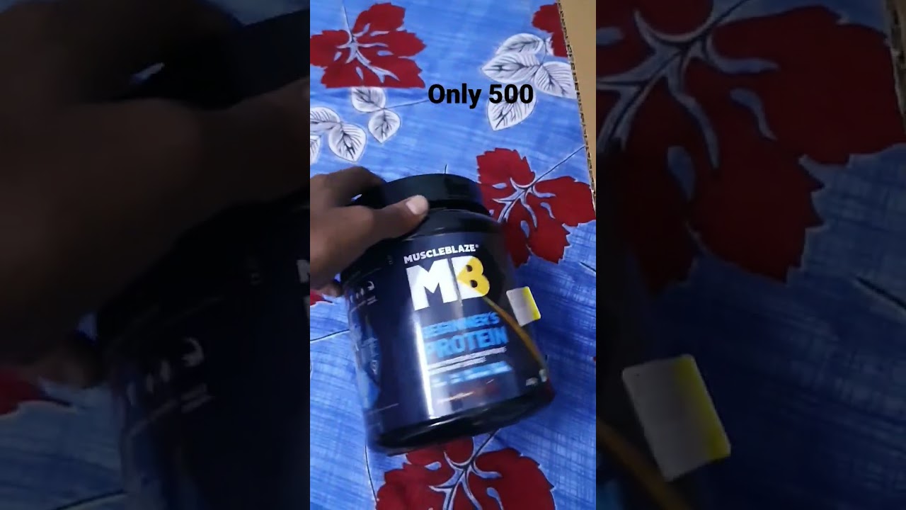 MuscleBlaze Beginner Whey Protein Rs. 500 🏋️‍♂️