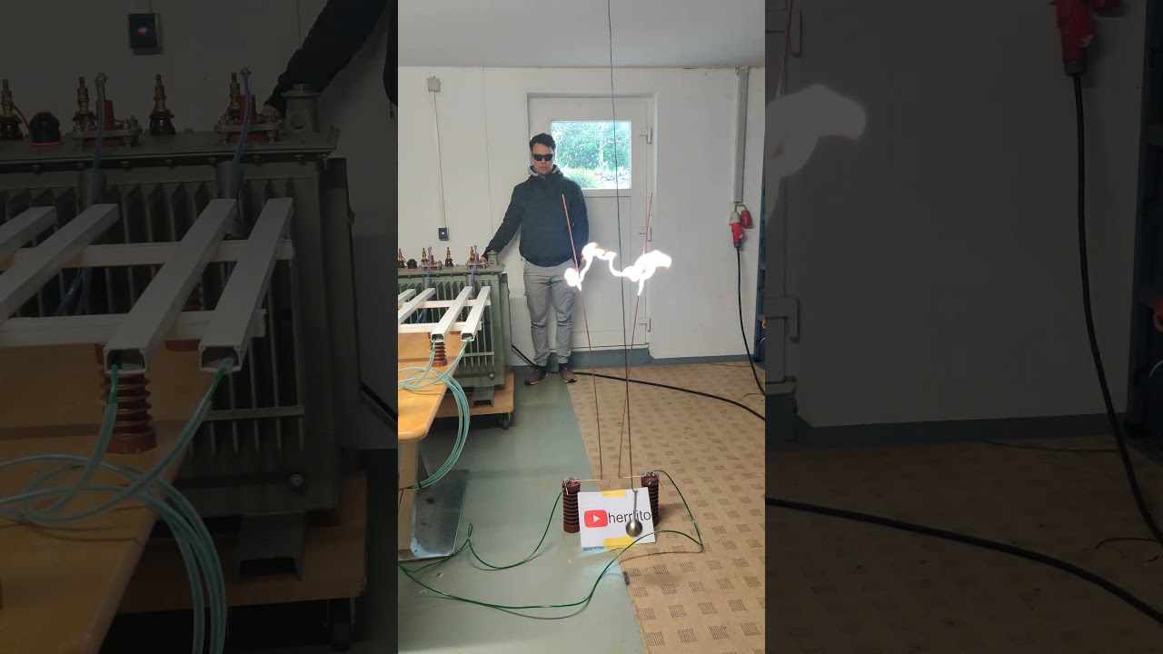 Spectacular 28KV High Voltage Pendulum Arc ⚡ | Safety Tips Inside