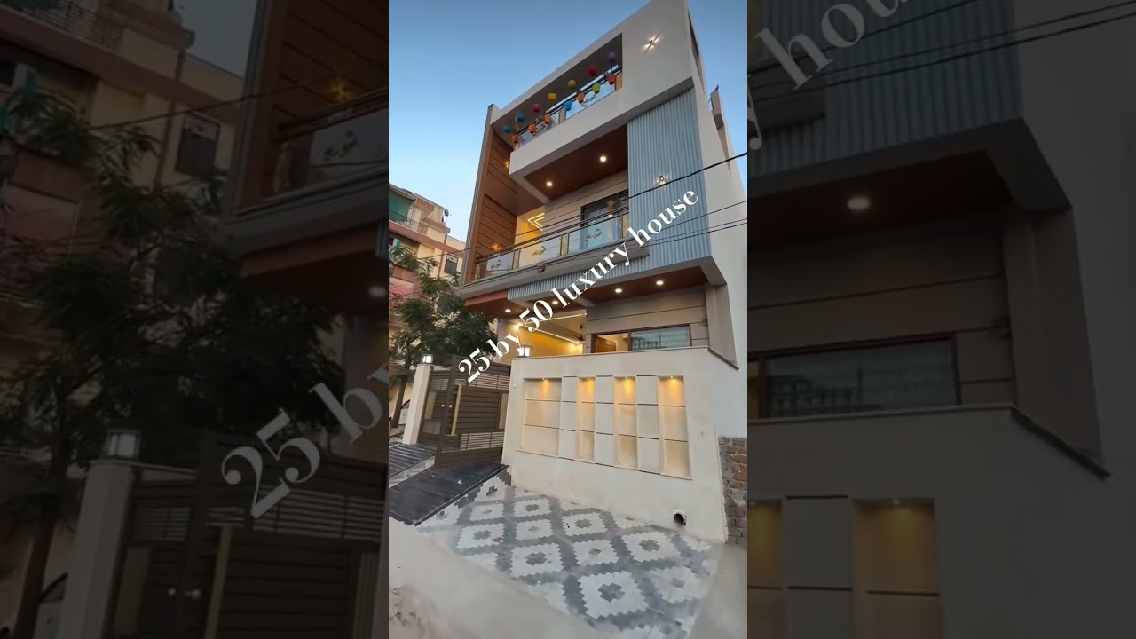 25 Luxury 3BHK Duplex House Plan (25x50) π‘