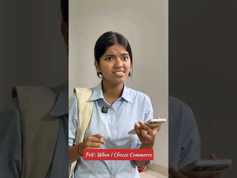 PoV : When I choose commerce stream 💀 | Laksha Joshi | #shorts