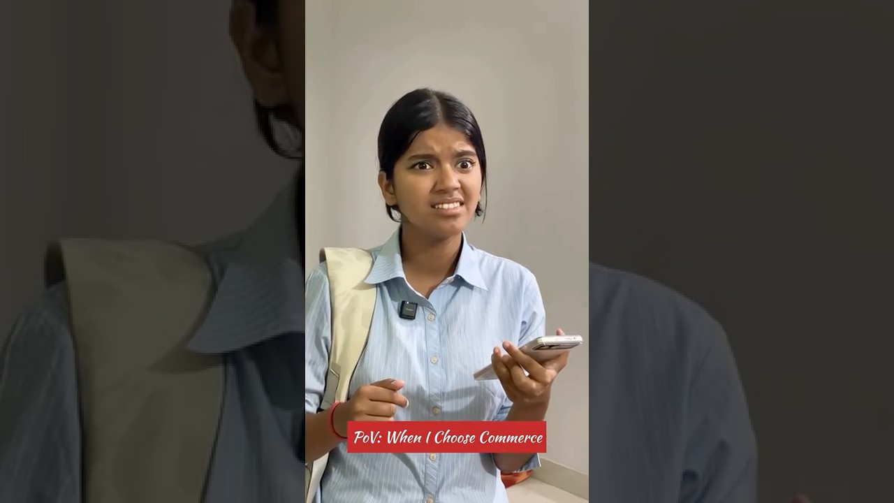 PoV: Why I Chose Commerce Stream 💼 | Laksha Joshi #Shorts