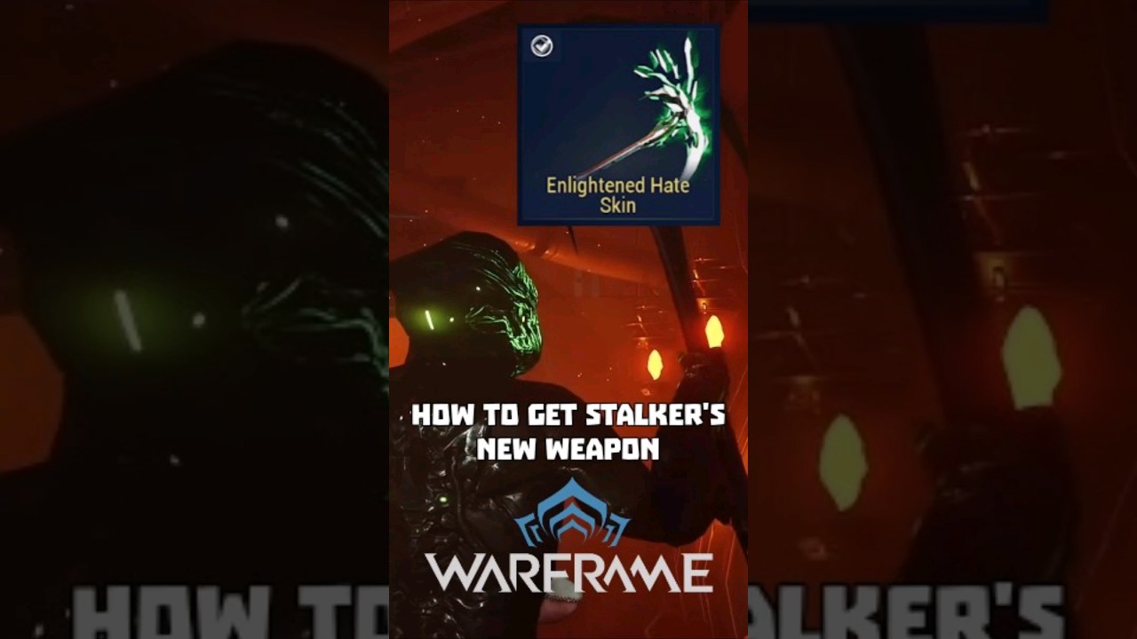 Stalker's New Weapon in Warframe Jade Shadows 🔫