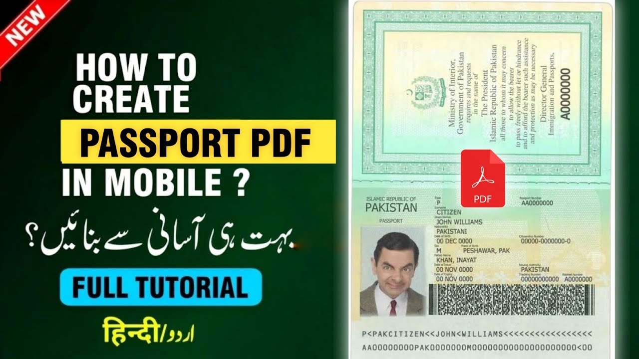 Easy Step-by-Step Guide to Creating a Passport PDF File ✨