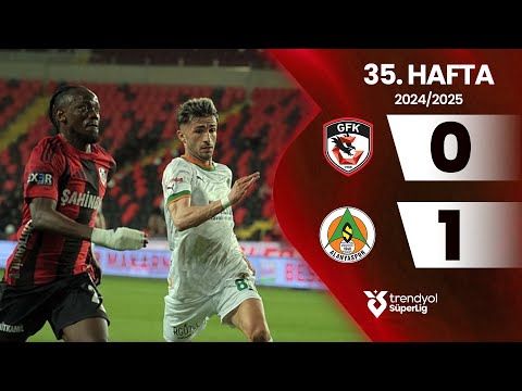 Gaziantep FK (0-1) Alanyaspor | 35. Hafta - Trendyol Süper Lig 2024/2025 Sezonu