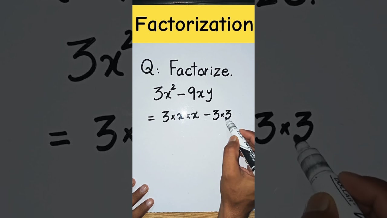 Factorization of Algebraic Expressions for 8th Class