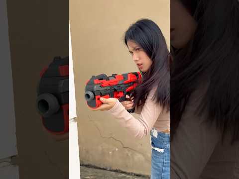 LNS - Đại chiến Súng Nerf và Súng tên lửa || Battle Gun by Boy & Girl #shorts