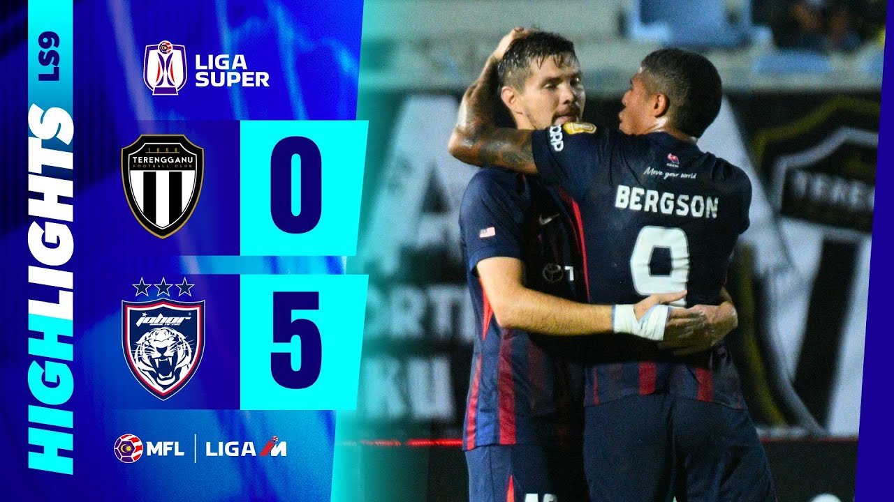 Johor Darul Ta'zim Dominates Terengganu FC 5-0 | Liga Super 2025-2026 Highlights ⚽
