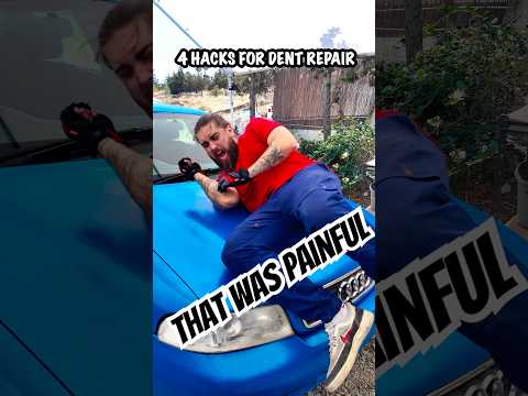 Which One’s the Worst? Testing Dent Repair Methods on a Car!#car #dentrepair #Carlovers