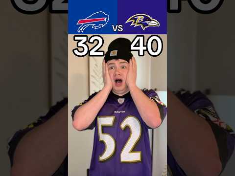 BILLS VS RAVENS RECAP🤯🤣🏈 #nfl #football #bills #ravens #skit #funny