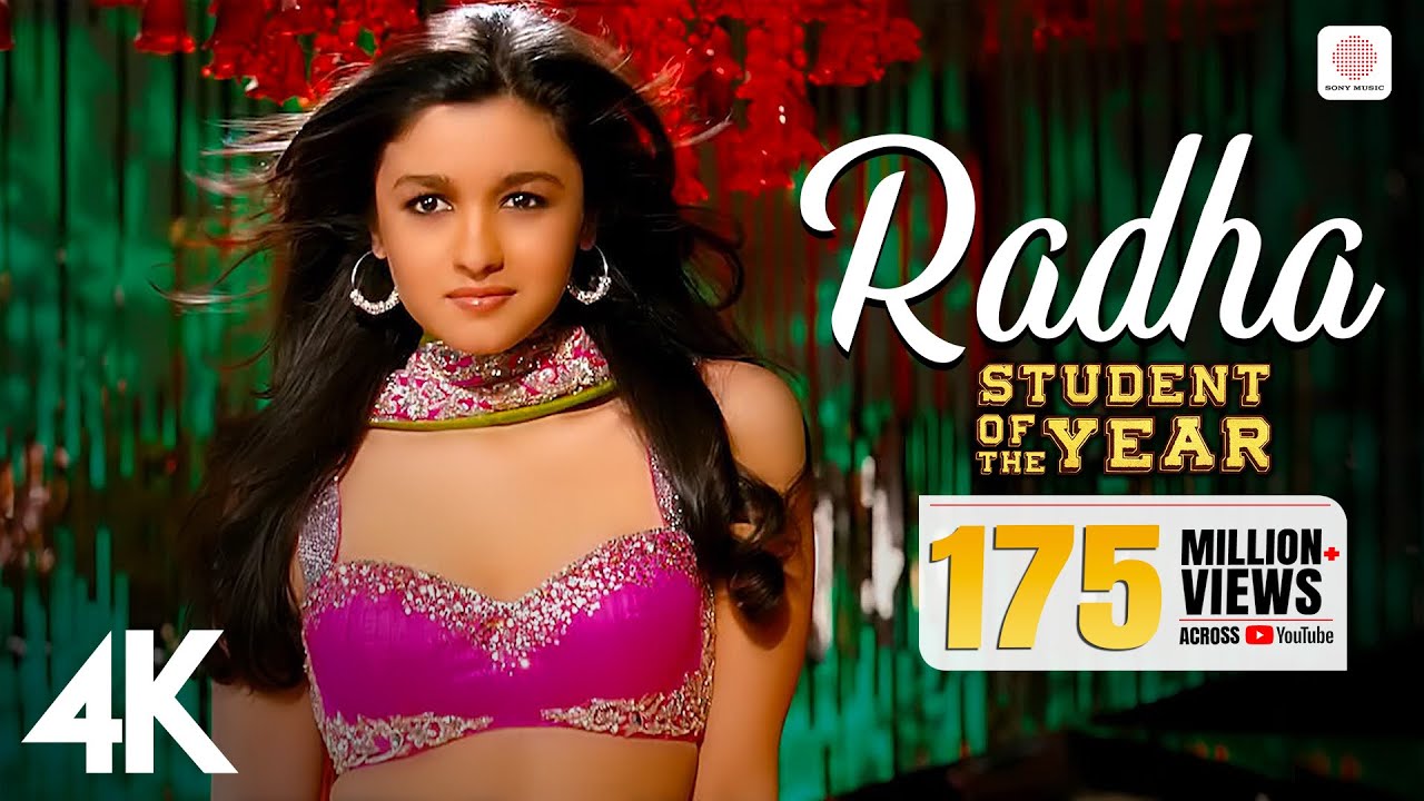 Radha from Student Of The Year 🎶 | Alia Bhatt, Sidharth Malhotra, Varun Dhawan | 4K Download