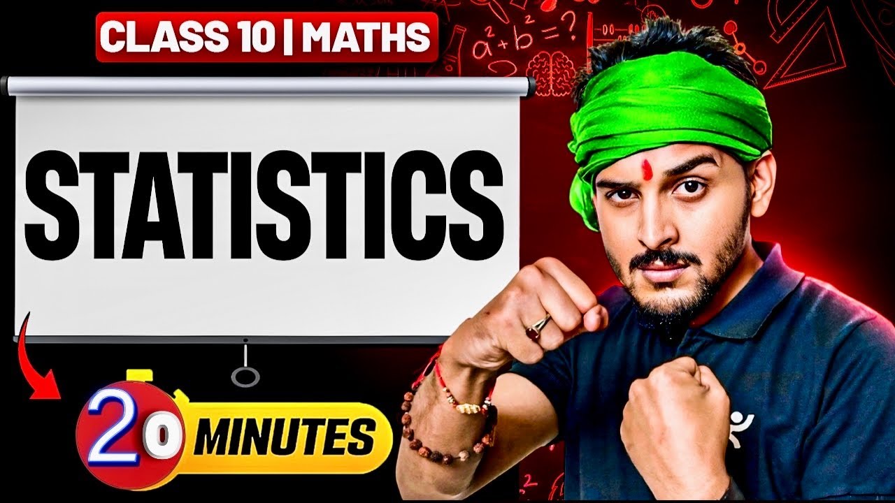 Statistics in 20 Min: Key Questions for Class 10 📊