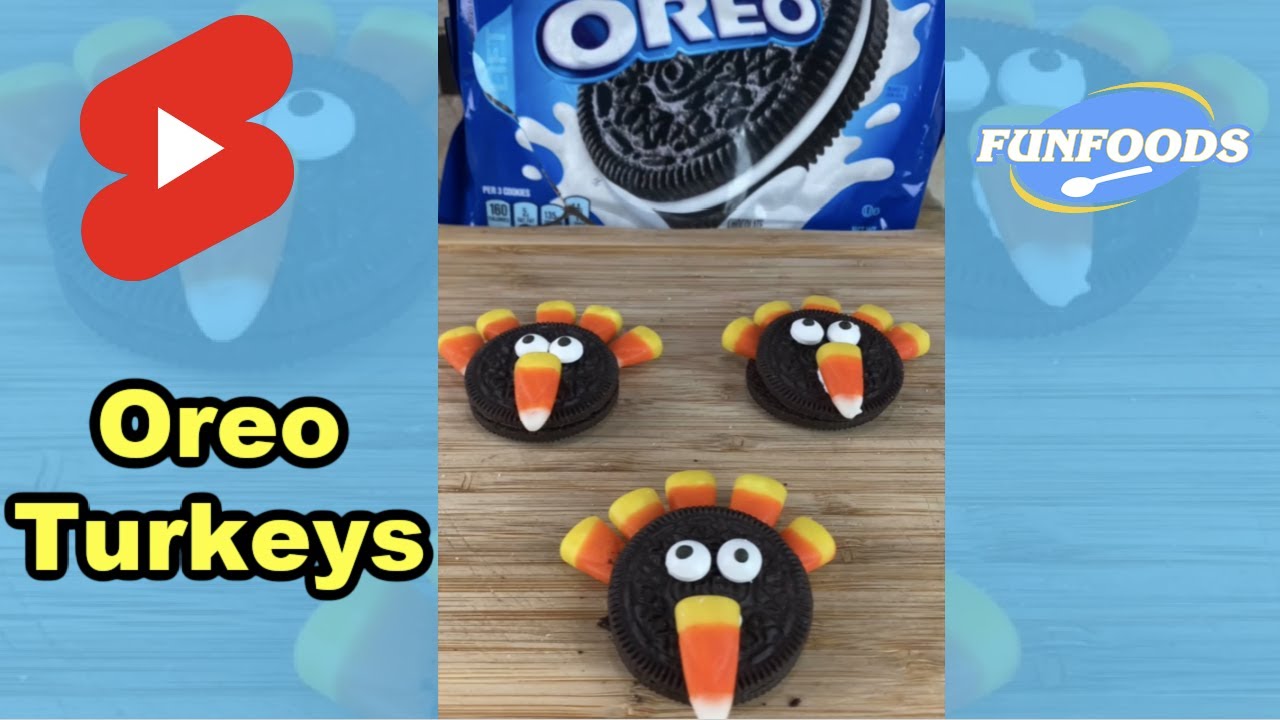 Festive Turkey Oreo Cookies 🦃 Perfect for Thanksgiving! | Easy DIY Treats