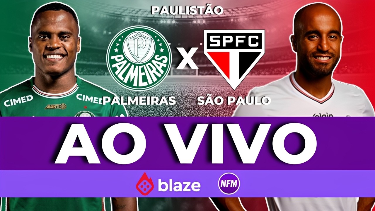 PALMEIRAS X SAO PAULO AO VIVO COM IMAGENS DO ESTÚDIO | PALMEIRAS AO VIVO
