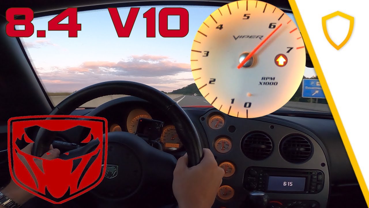 Dodge Viper SRT10 Reaches 300+ KPH on German Autobahn! 🏁