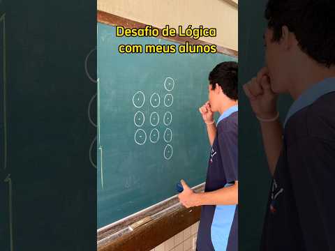 Desafio de lógica com meus alunos 😅 #professora #escola #alunos #shorts #logica