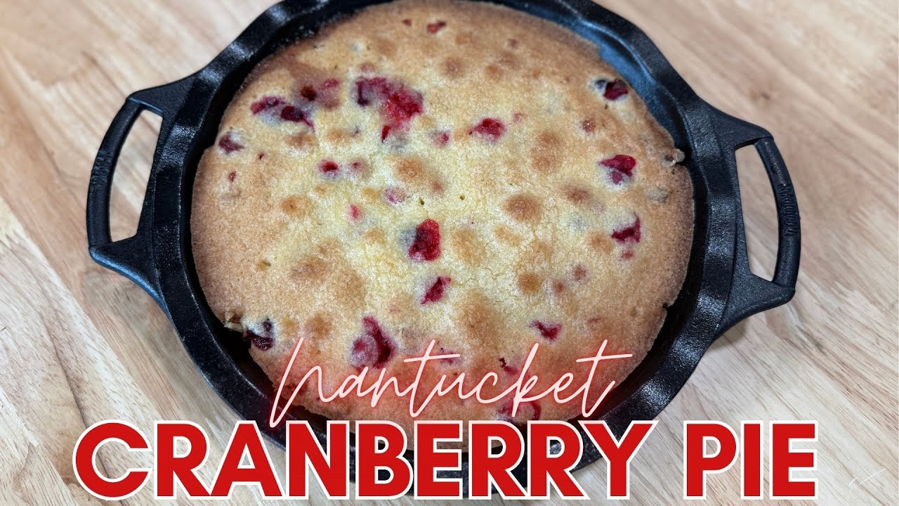 Nantucket Cranberry Pie Recipe 🍒