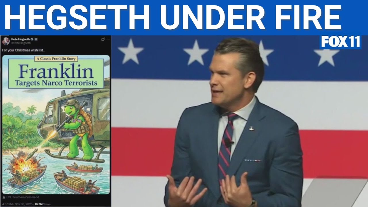 Pete Hegseth Posts AI Meme Amid War Crimes Allegations