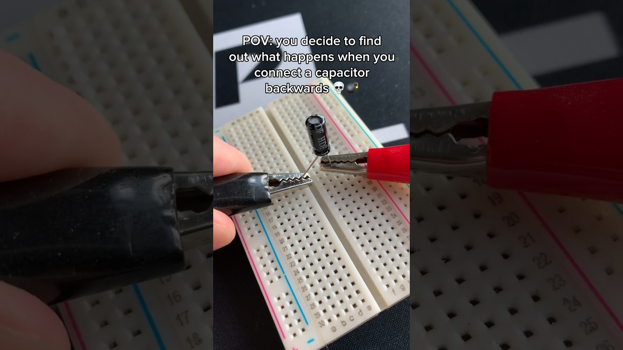 Explosive Capacitor Failure! ⚡