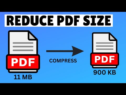 How to Compress PDF File Size | Reduce Size of PDF File