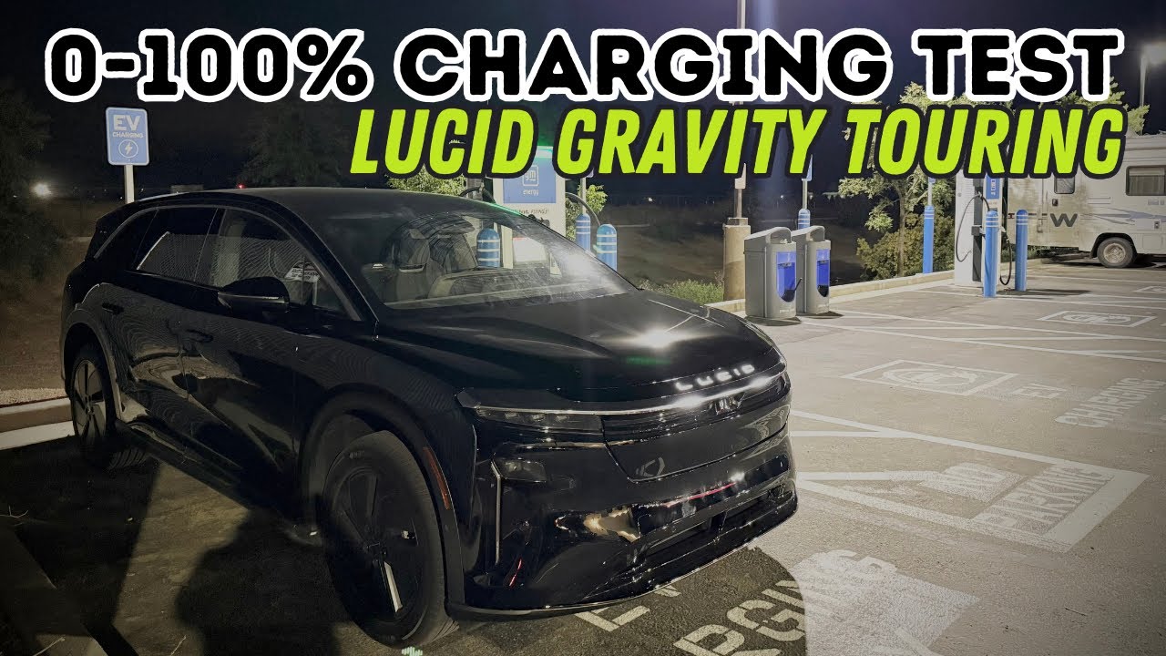 Lucid Gravity Touring 89kWh Fast Charging Test β‘