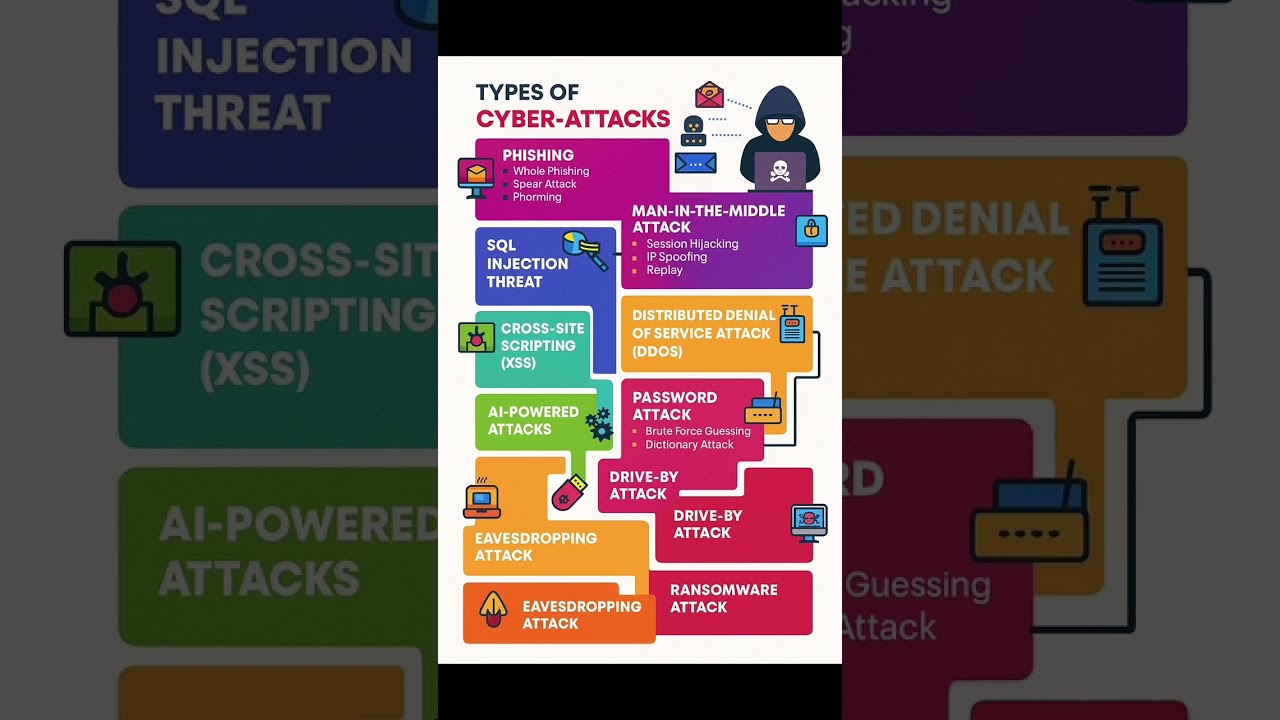 Top Types of Cyber Attacks You Must Know in 2024 π