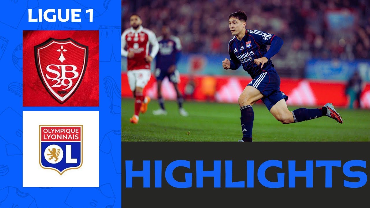 Brest vs Lyon 0-0 | Thrilling Match with Red Card Drama in Ligue 1 2025-26 ⚽