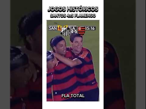 Santos 4x5 Flamengo: R10 vs Neymar ⚽