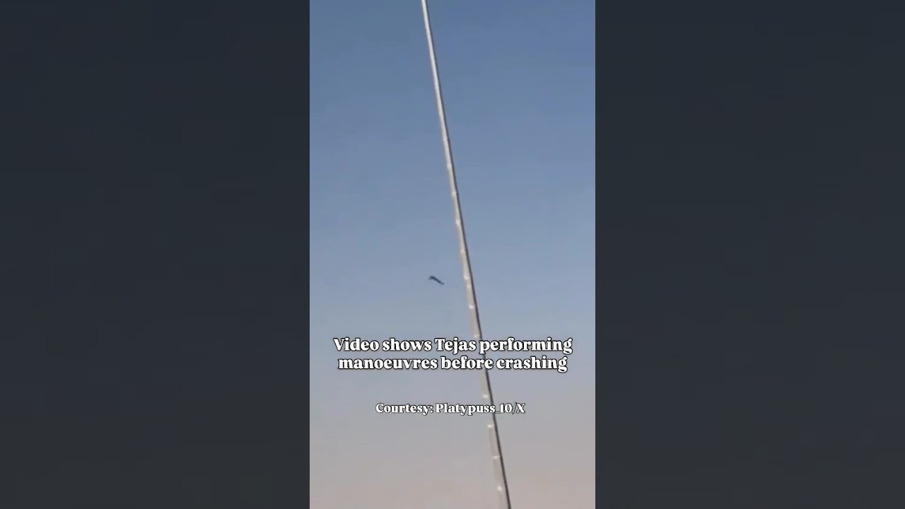 IAF Tejas Jet Crashes During Maneuvers ✈️