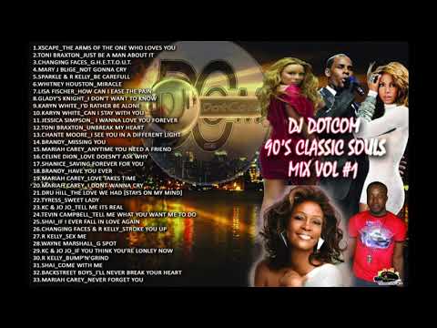 DJ DOTCOM PRESENTS 90's CLASSIC SOULS MIXTAPE VOL 1 GOLD COLLECTION