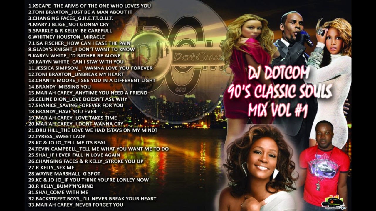 DJ Dotcom's 90s Classic Soul Mix Tape Vol 1 🎶 | Ultimate 90s Soul Collection