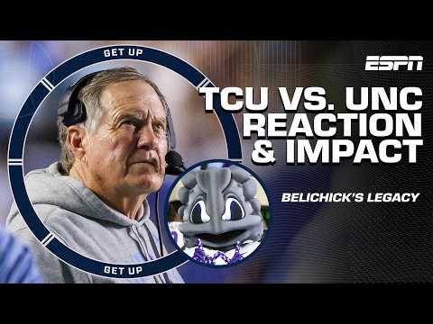 Bill Belichick's legacy TAINTED by TCU loss in UNC debut? 😳 'This HAS to work!' - Graziano | Get Up