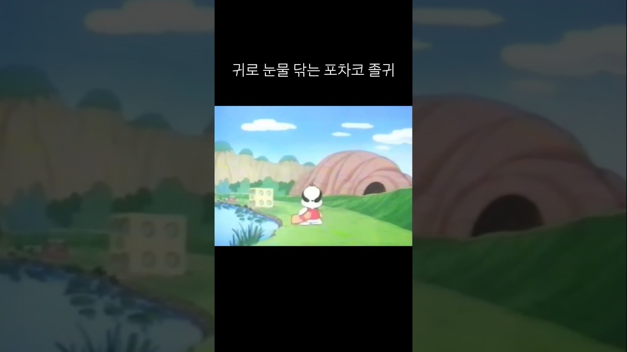 포차코 눈물 닦는 귀여운 강아지 🐶