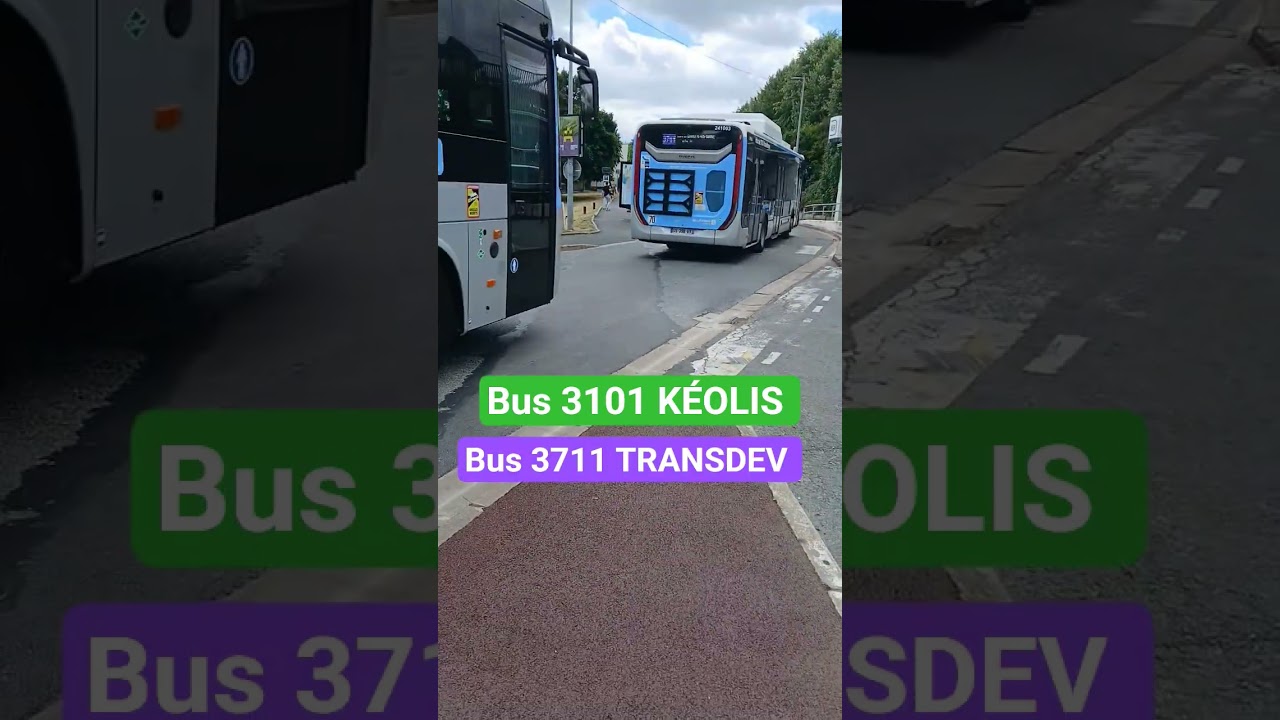 Transition du Bus 3711 TRANSDEV au Bus 3101 KÉOLIS avec @Ratp93_75 🚌